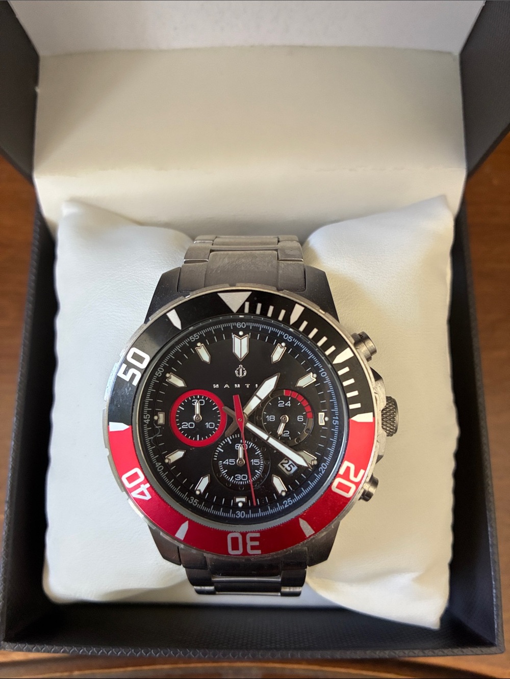 Nautis Chrono 500 Stainless Steel Professional Dive Watch Like New